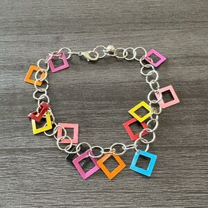 Multi Color Triangles Bracelet